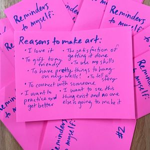 Reminders to Myself #1-3