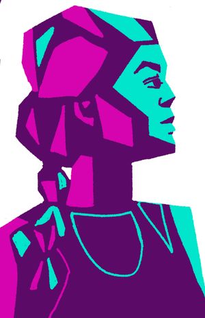 Brushes (digital portrait experiments)