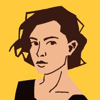Straight Lines (digital portrait experiment)