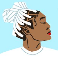 Simple Shapes (digital portrait experiment)