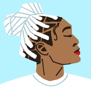 Simple Shapes (digital portrait experiment)